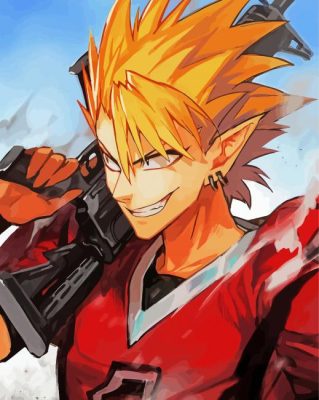 Yoichi Eyeshield 21 Character paint by number