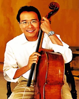 Young Yo Yo Ma paint by number