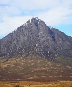Buachaille Etive Mor Mountain Paint by number