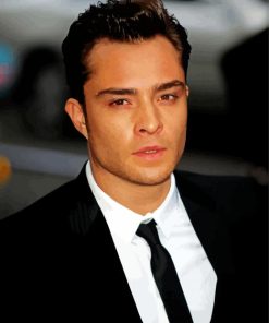 Classy Ed Westwick Paint by number