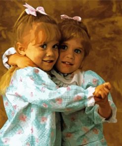 Cute Mary Kate And Ashley Paint by number