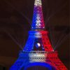 France Eiffel Tower Light paint by number
