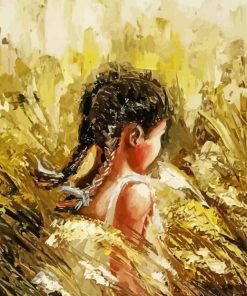 Little Girl Elena Kraft paint by number