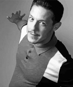 Monochrome Theo Rossi Paint by number