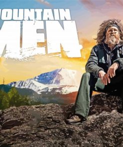 Mountain Men Poster paint by number