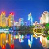 Nanning City Nightscape paint by number