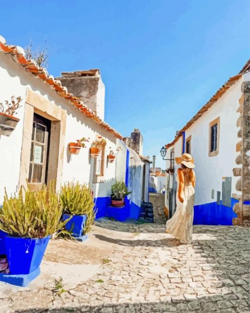 Obidos paint by number