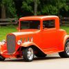 Orange 32 Chevy paint by number