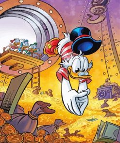 Rich Uncle Scrooge paint by number