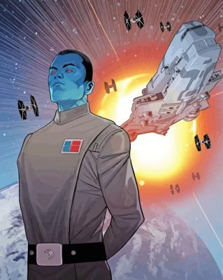 Star Wars Thrawn Poster paint by number