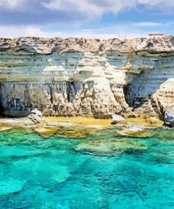 Cape Greco Cyprus Paint by number