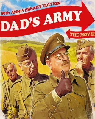 Dads Army Movie Poster Art Paint by number