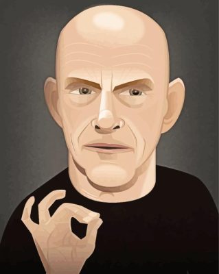 Jk Simmons Portrait Art paint by number