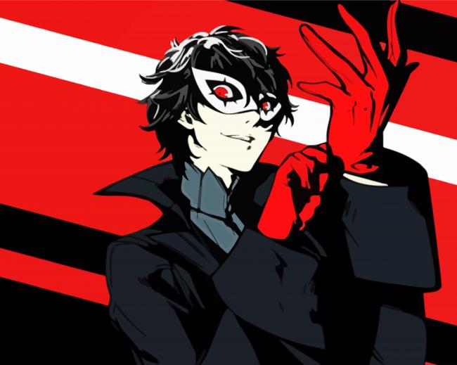 Joker Persona 5 Video Game paint by number