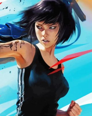 Mirrors Edge paint by number