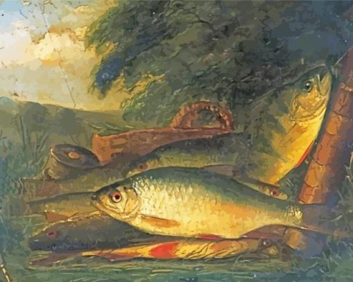 The Bream Fish Art paint by number