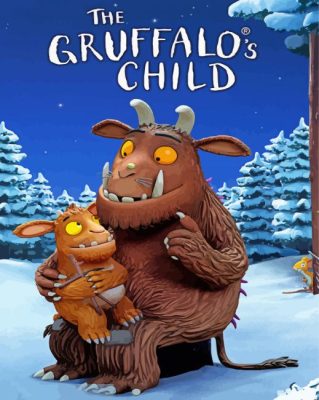 The Gruffalo Child Movie paint by number