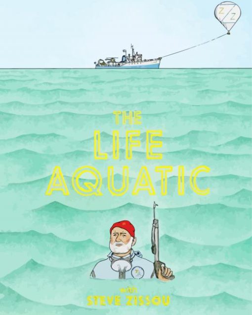 The Life Aquatic Poster paint by number