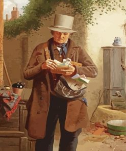 The Postman William Edward Millner paint by number
