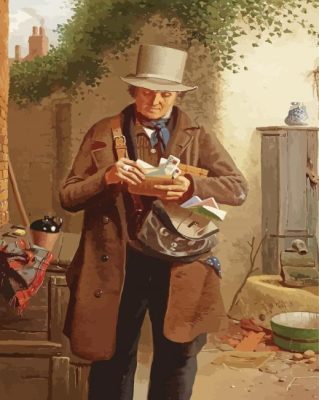 The Postman William Edward Millner paint by number