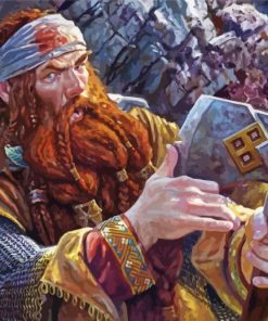 Aesthetic Gimli Paint by number