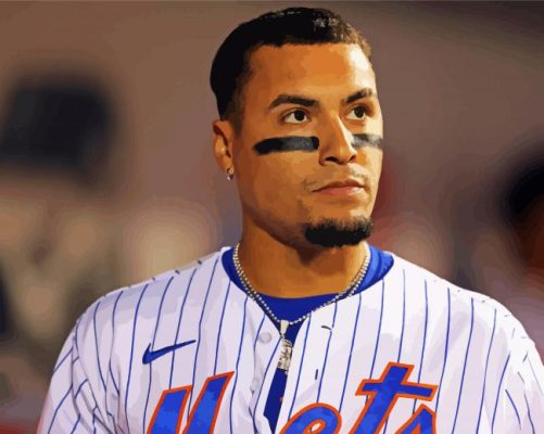 Aesthetic Javier Baez paint by number