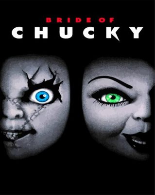 Bride Of Chucky Movie Poster paint by number