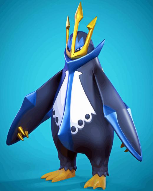 Empoleon Art Paint by number