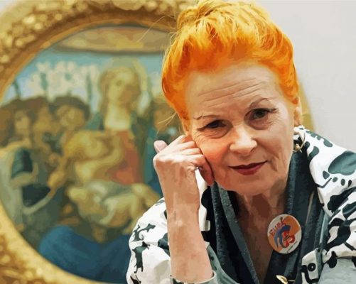 Fashion Designer Vivienne Westwood paint by number