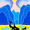 Killer Whale Ted Harrison paint by number