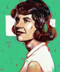 Sylvia Plath Art paint by number