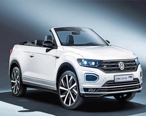 Volkswagen Cabriolet Paint by number