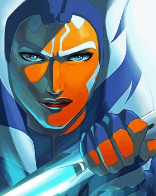 Ahsoka Tano Star Wars Paint By numbers