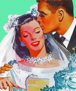 Vintage Wedding Paint By Numbers