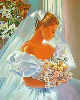Vintage Bride Paint By Numbers
