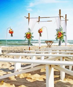 Wedding On Beach Paint By Numbers