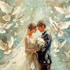 Bride And Groom Paint By Numbers