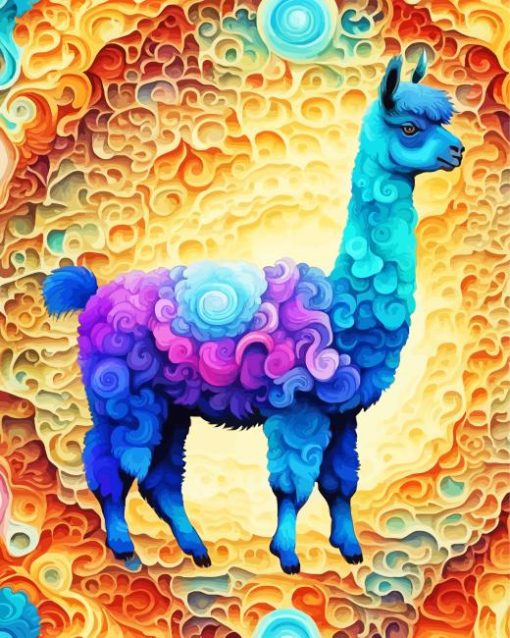 Aesthetic Alpaca Paint By Number