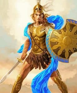 Greek Hero Achilles Paint By Number