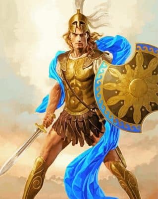 Greek Hero Achilles Paint By Number