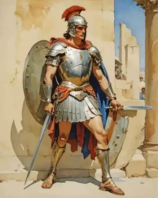 Achilles Hero Paint By Number