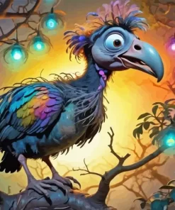 Aesthetic Dodo Bird Whimsical Paint By Number