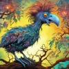 Dodo Bird Whimsical Paint By Number