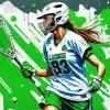 Lacrosse Girl Paint By Number