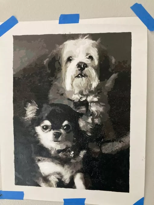 Painting By Numbers Custom​ Pets galler 1