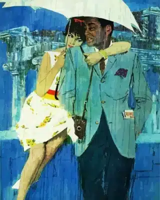 Waiting In The Rain Paint By Numbers 